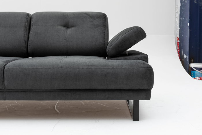 Atelier Del Sofa Sofá Cama 2 Plazas Anthracite 199x99x83 cm Comodidad Estilo Funcionalidad